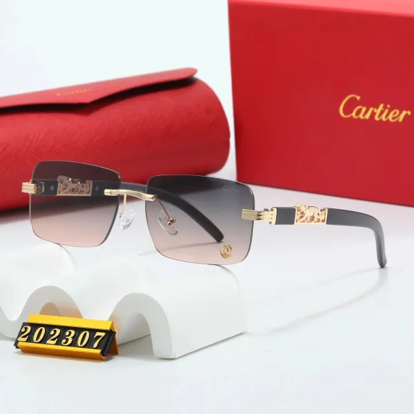 Cartier Panthère Rimless Gradient Sunglasses - 1