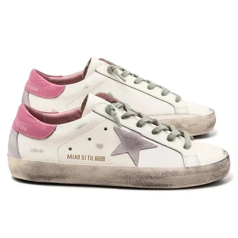 Golden Goose Superstar Glitter Star White Sneakers - 5