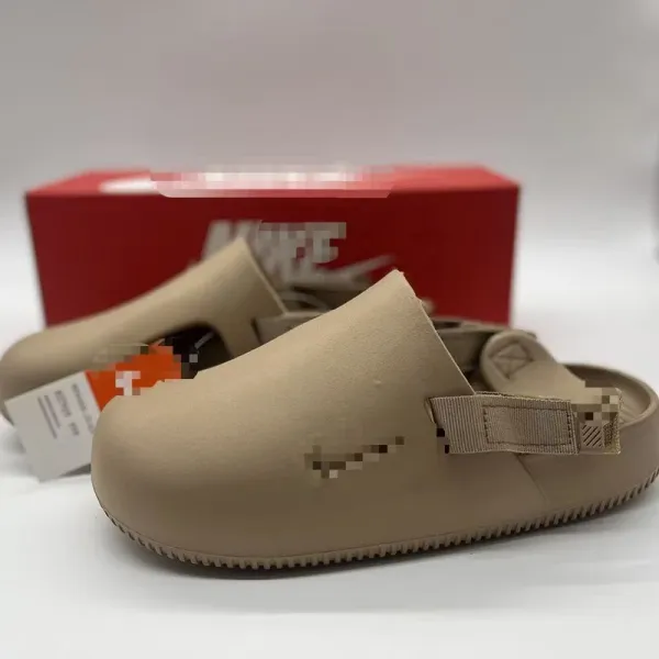 Nike Off-Court Adult Clog Beige Sandals - 3