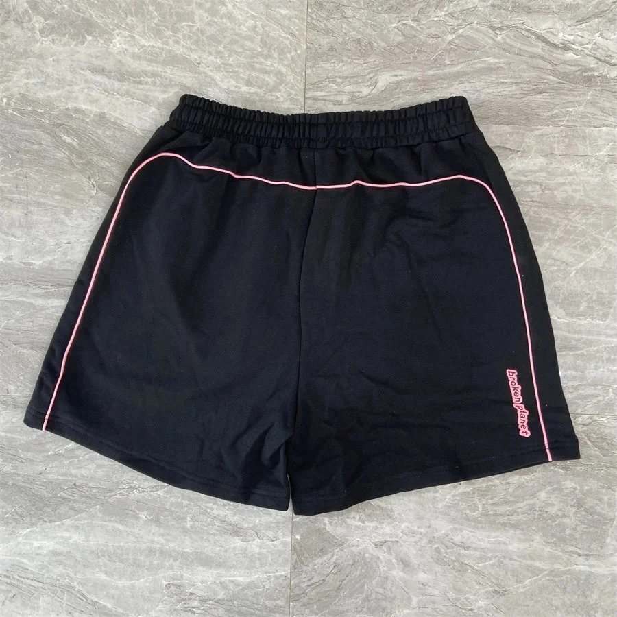 Corteiz Floral Logo Black Drawstring Shorts - 11