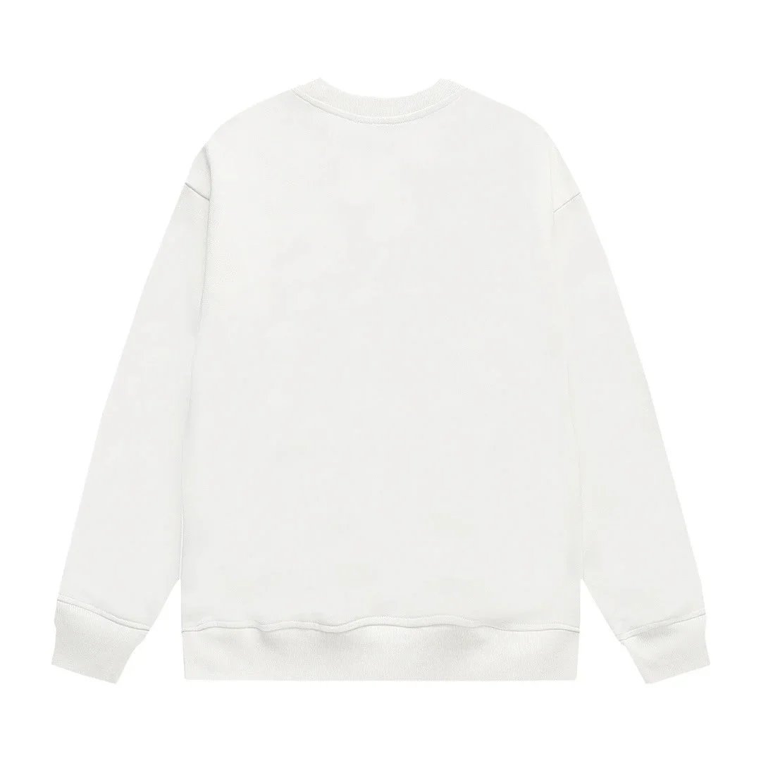 Prada Logo Embroidered Cream Sweater - 5