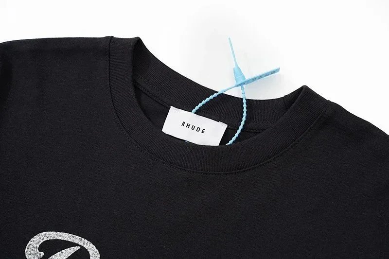 Rhude Palm Racing Graphic T-Shirt Beige - 8