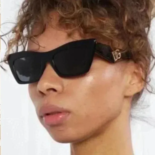Dolce & Gabbana DG7125 Black Matte Gradient Lens Sunglasses - 7