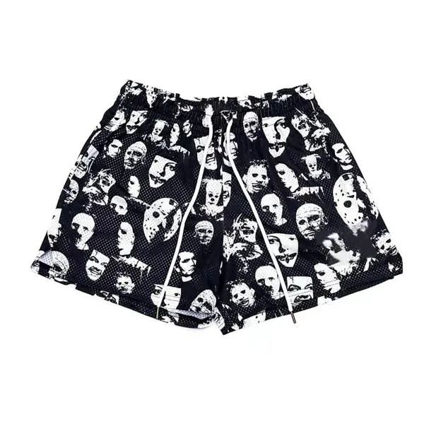 GRA Cloud Gradient Mesh Shorts Multicolor - 6