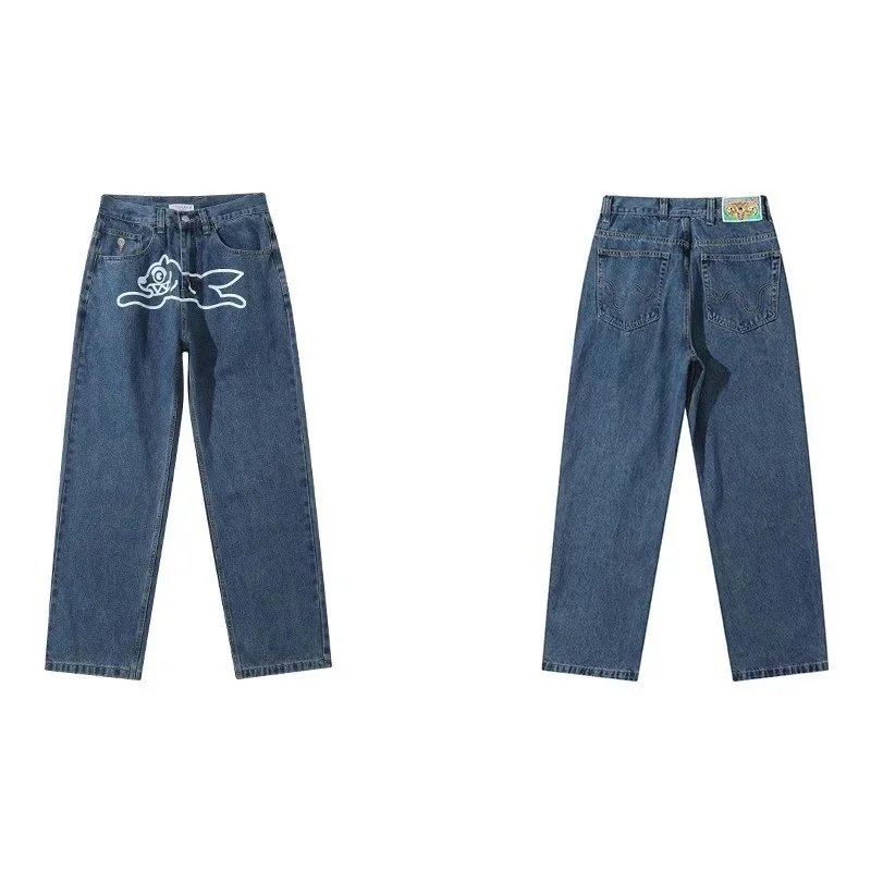 A Bathing Ape x Gallery Dept. Embroidered Denim Jeans Blue - 7