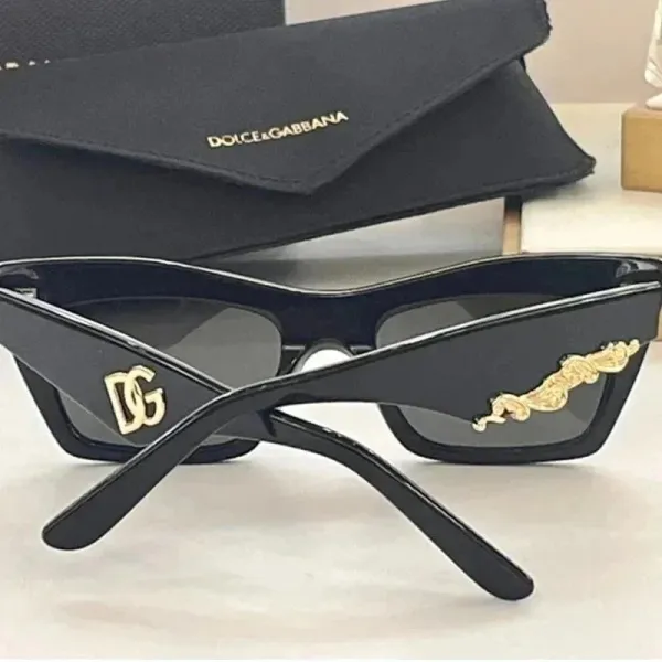 Dolce & Gabbana DG7125 Black Matte Gradient Lens Sunglasses - 6