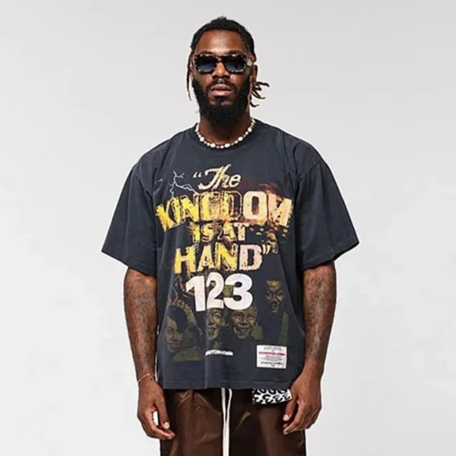RIVINGTON roi Rebis Shirts Graphic short-sleeve T-shirt product detail image 3