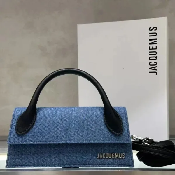 Jacquemus Le Chiquito Denim Blue Shoulder Bag - 6