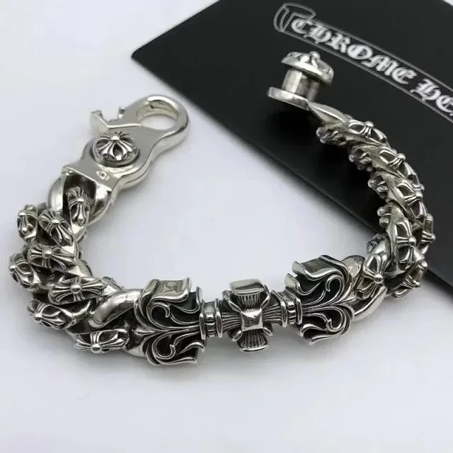 Chrome Hearts Jewelry Cross Motif Chain Bracelet product detail image 1