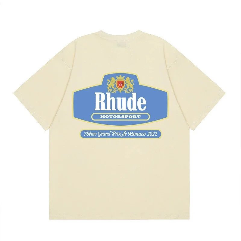 Rhude Motorsport 78ème Grand Prix de Monaco 2022 T-Shirt Beige - 1