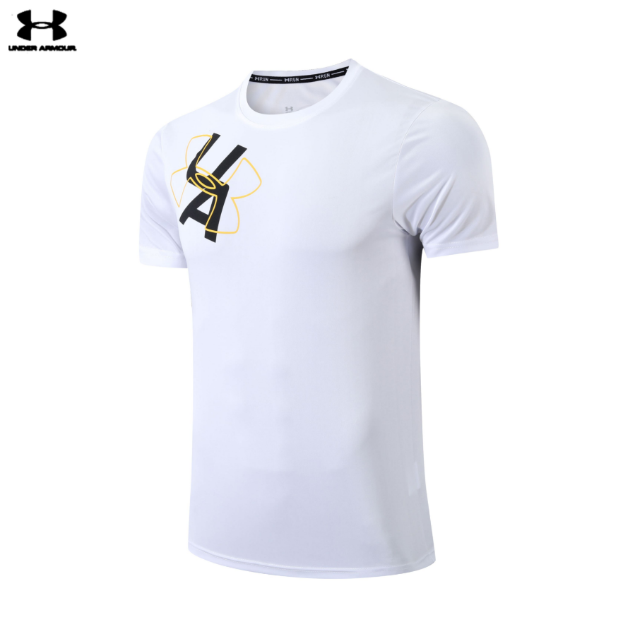 Under Armour HeatGear Marble Black T-Shirt - 7