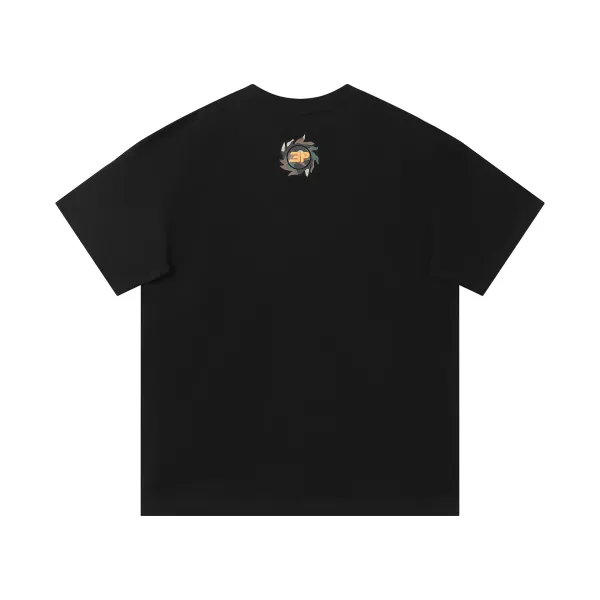 Broken Planet Camo Print Black T-Shirt - 11