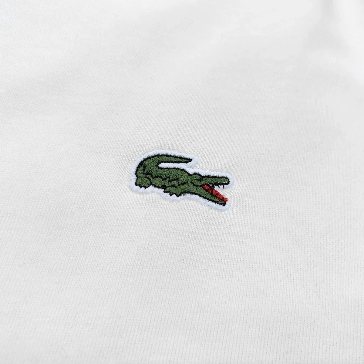Lacoste Classic Crewneck Sweatshirt White - 9