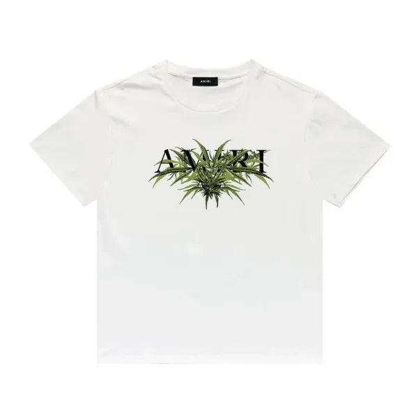 Amiri Rainbow Drip Logo T-Shirt Light Blue - 6