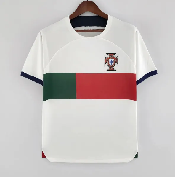Portugal National Team Away Jersey White/Green/Red - 1