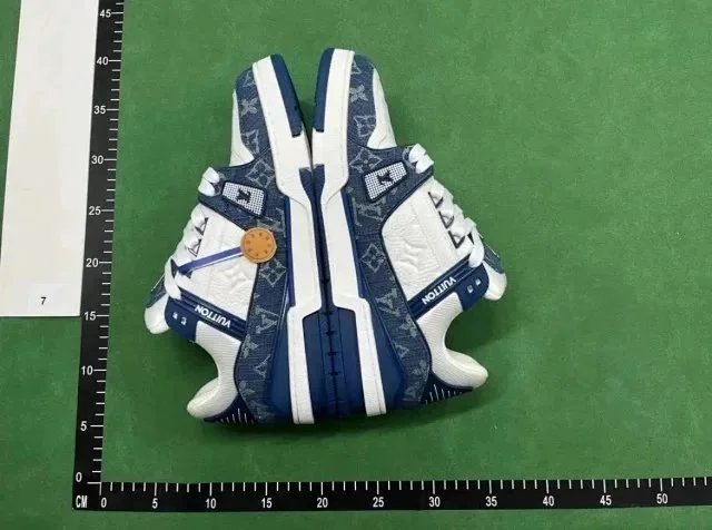 Louis Vuitton Trainer 10 White Mesh Sneakers - 7