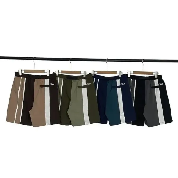 Off-White Industrial Stripe Shorts Black/Gray/White - 7