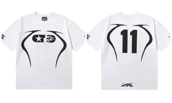 Hell Star x Reebok 11 Graphic T-Shirt White - 1