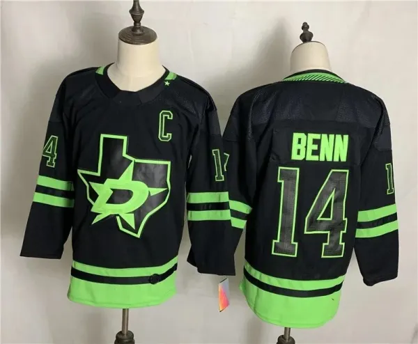 CCM Modano #9 Minnesota North Stars Vintage Hockey Jersey Green - 5
