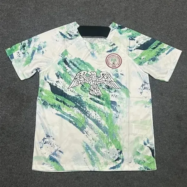 Saudi Arabia National Team 2023 Away Jersey Green Abstract Print Jersey - 1