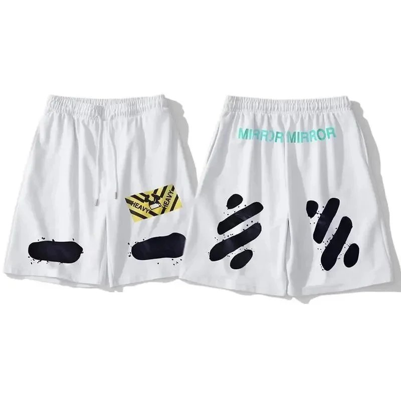 Off-White Industrial Print Shorts Black/Green - 6