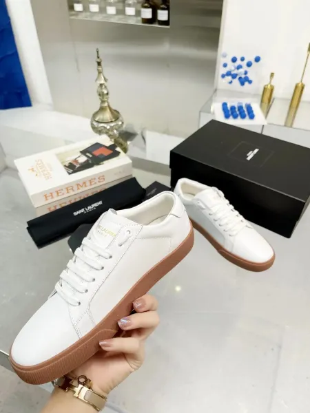 Saint Laurent SL/10 Canvas Black Sneakers - 10