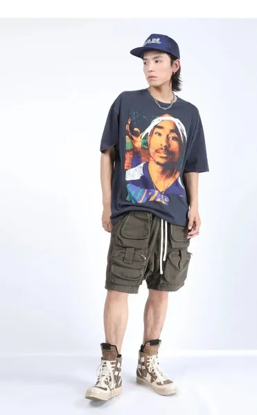 Gallery Dept. Janet Jackson Graphic Tee Navy - 11