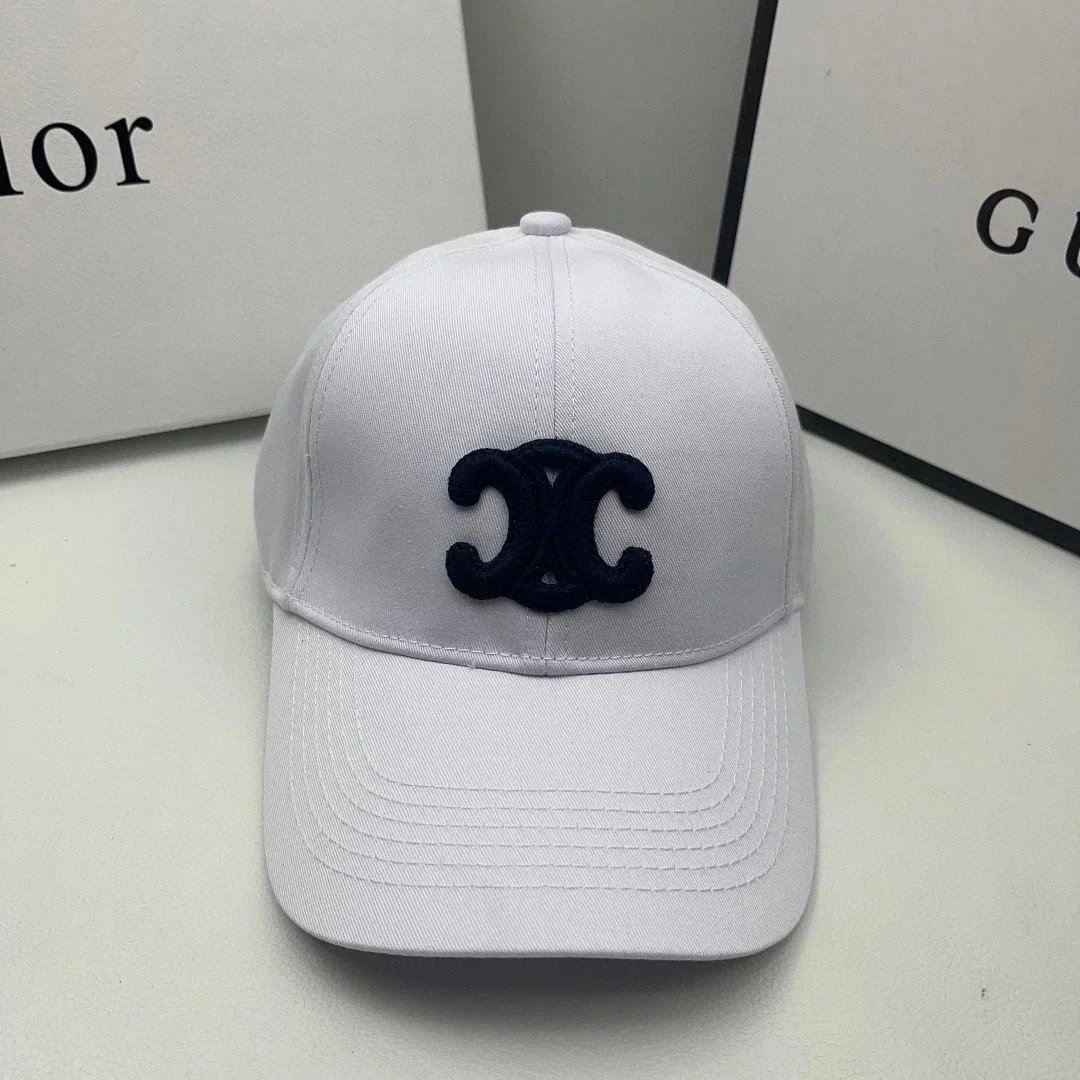 Chanel CC Logo Embroidered Black Baseball Cap - 4