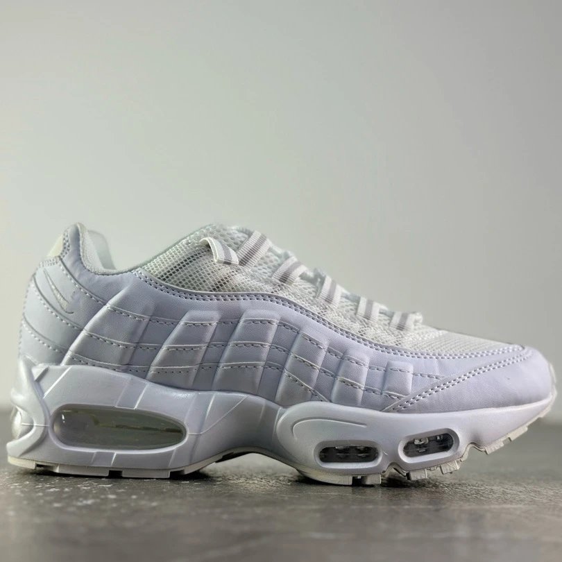 Nike Air Max 95 White/Platinum Tint Sneakers - 1