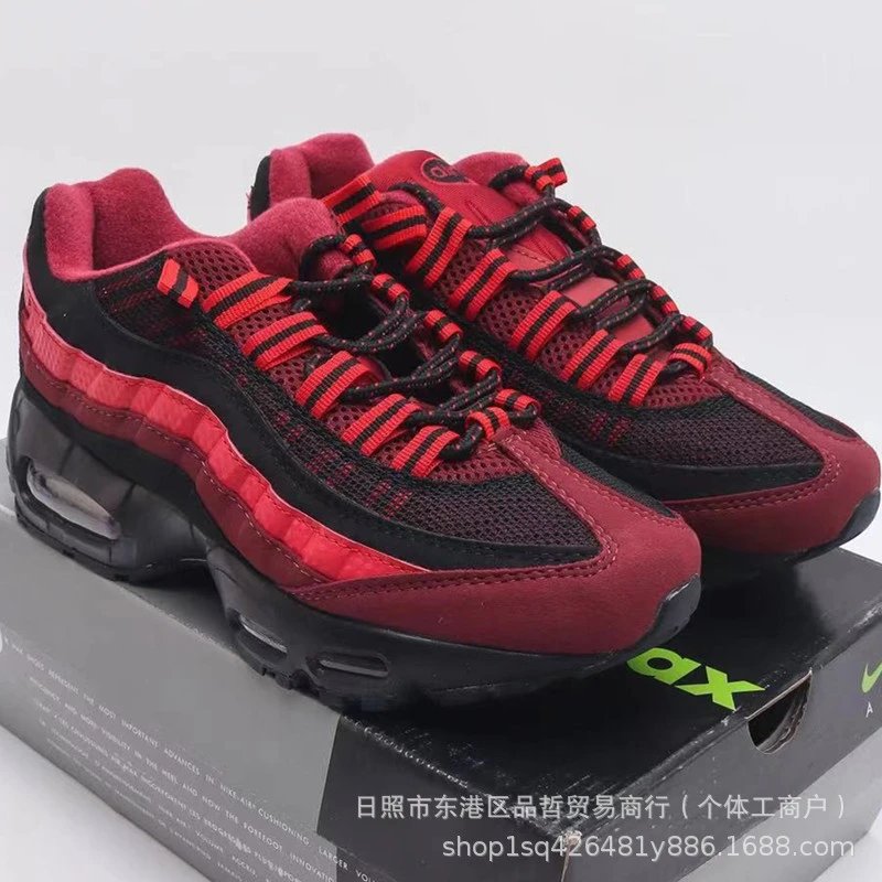 Nike Air Max 95 Black/Red Sneakers - 12