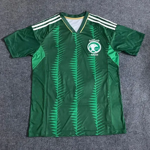 Saudi Arabian Football Federation Jersey Green Palm Pattern Jersey - 1