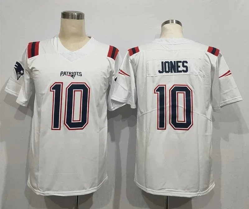 New England Patriots #1 Newton White Alternate Jersey - 5