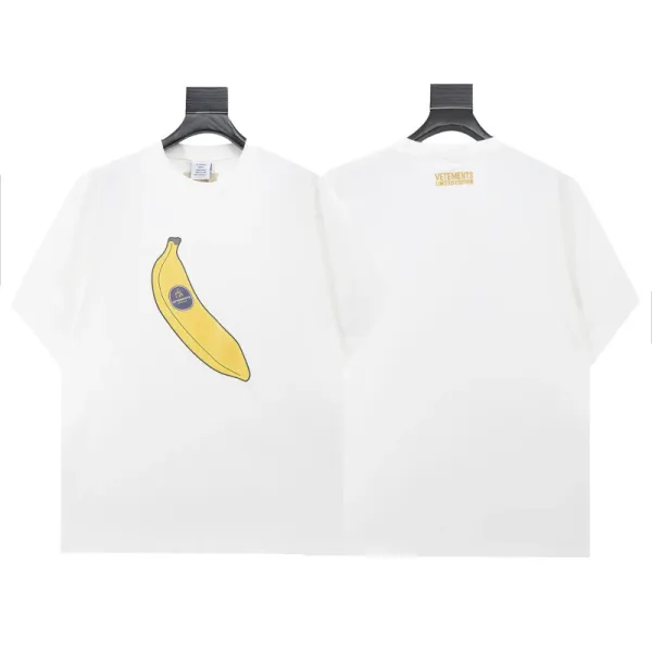 Vetements x The Velvet Underground Banana Print White T-Shirt - 1