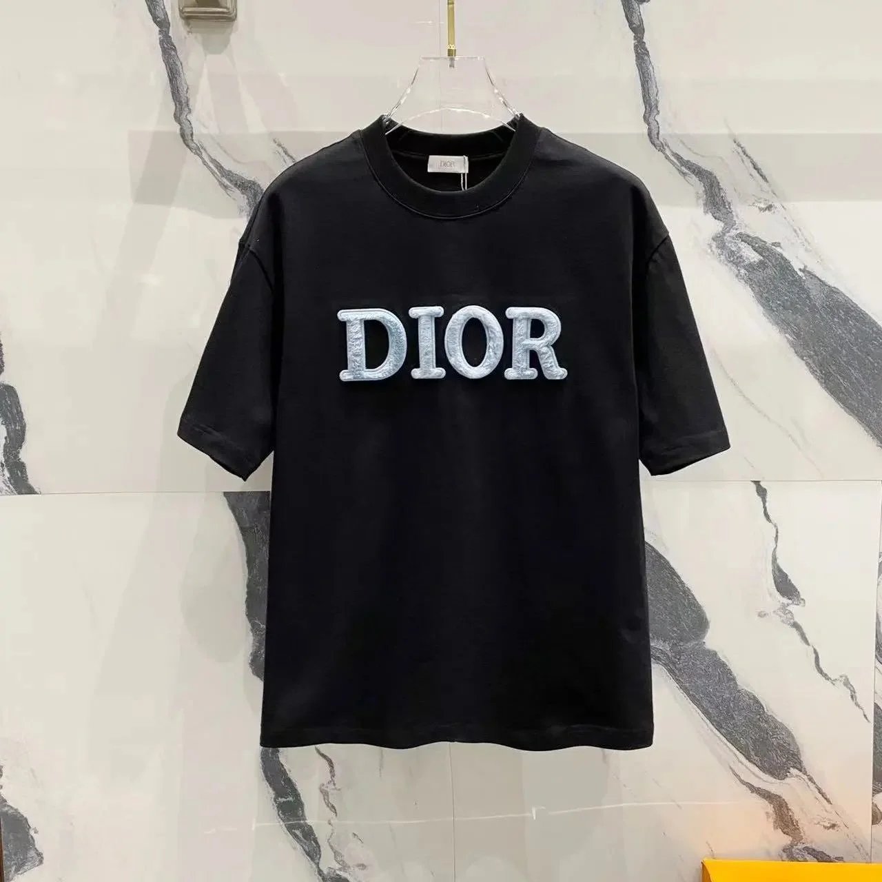 Dior 47 Navy Blue Graphic T-Shirt - 6