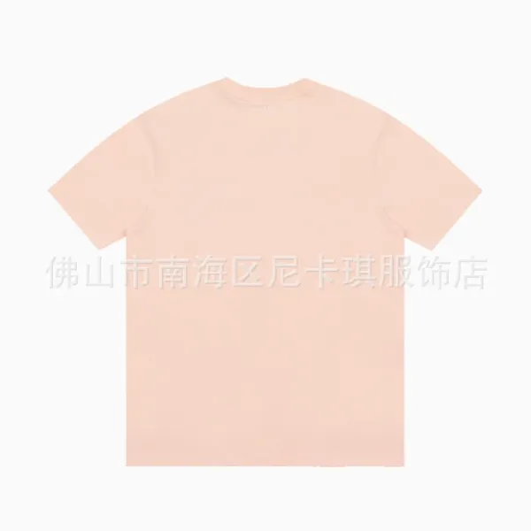 AMI Paris Heart Logo T-Shirt Lavender T-Shirt - 6