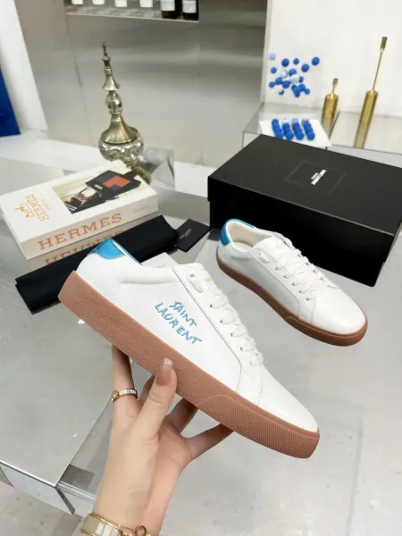 Saint Laurent SL/10 Canvas Black Sneakers - 5