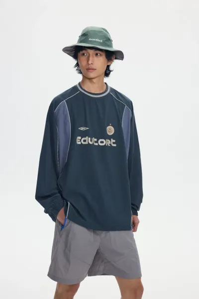 Ecutor x Umbro Training Top Army Green Windbreaker - 5