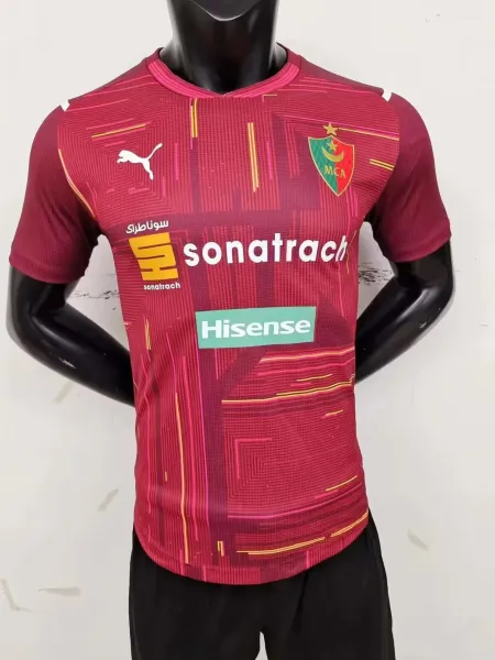 Puma MCA Algiers 2023-24 Third Jersey Burgundy - 1