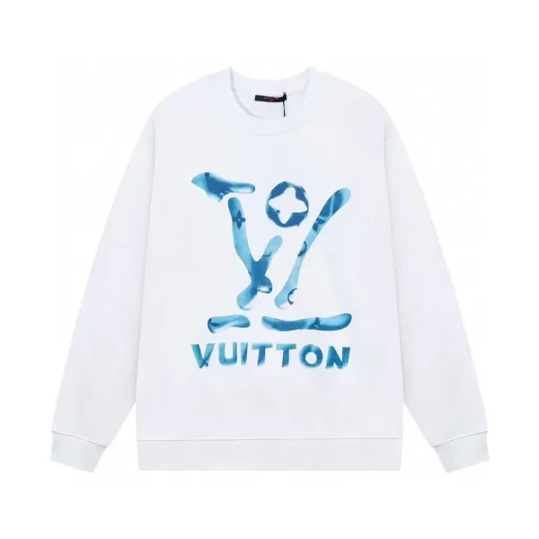 Louis Vuitton Monogram Splash White Hoodie - 1