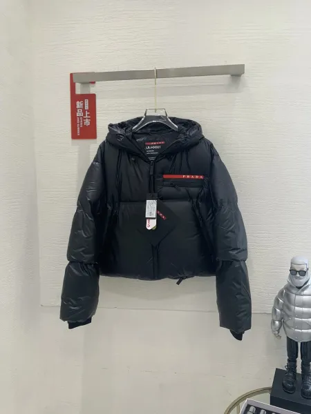Prada Re-Nylon Down Jacket Black - 5