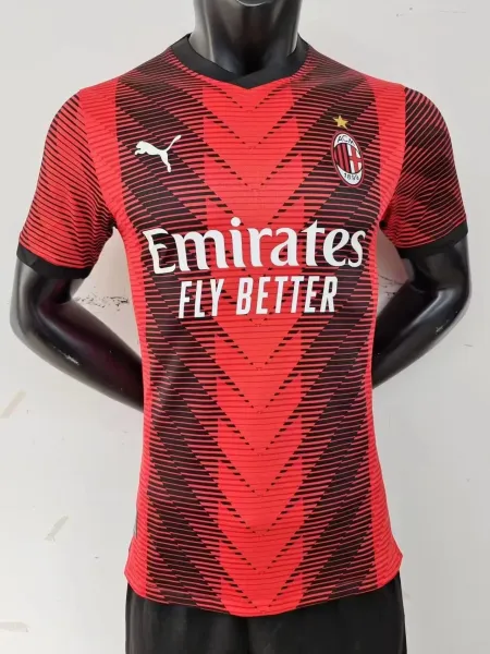 Puma AC Milan 2023-24 Home Jersey Red/Black - 1