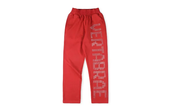 Vertabrae Trousers Elastic-Waist Graphic-Print Sweatpants product detail image 4
