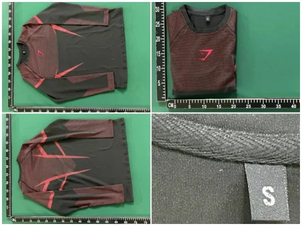GRA Performance Base Layer Top Burgundy/Black - 4