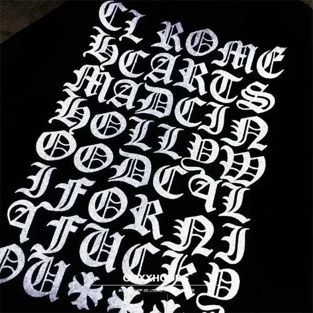 Chrome Hearts Jackets Embroidered Cross Patch Denim Jacket product detail image 3