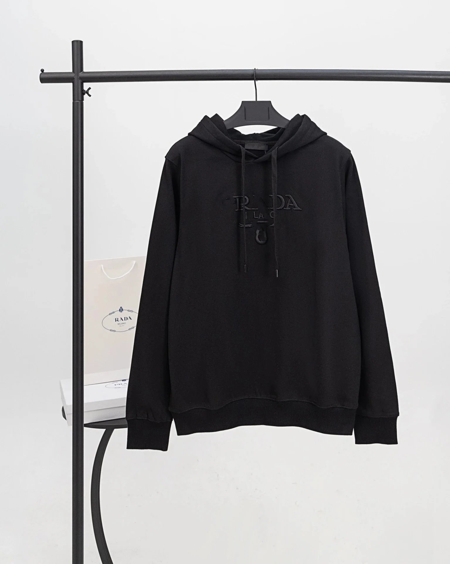 Prada Re-Nylon Hoodie White - 3