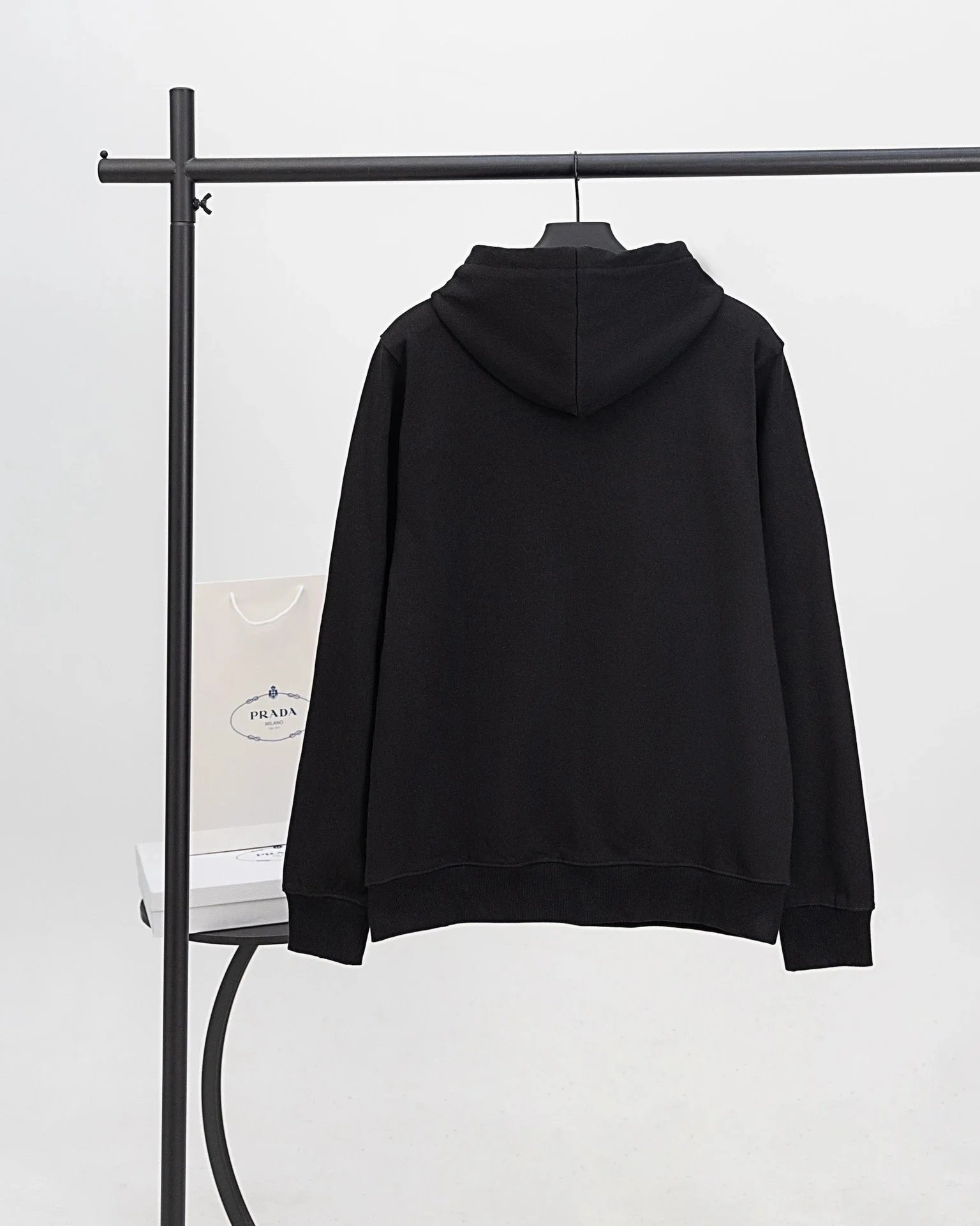 Prada Re-Nylon Hoodie White - 4