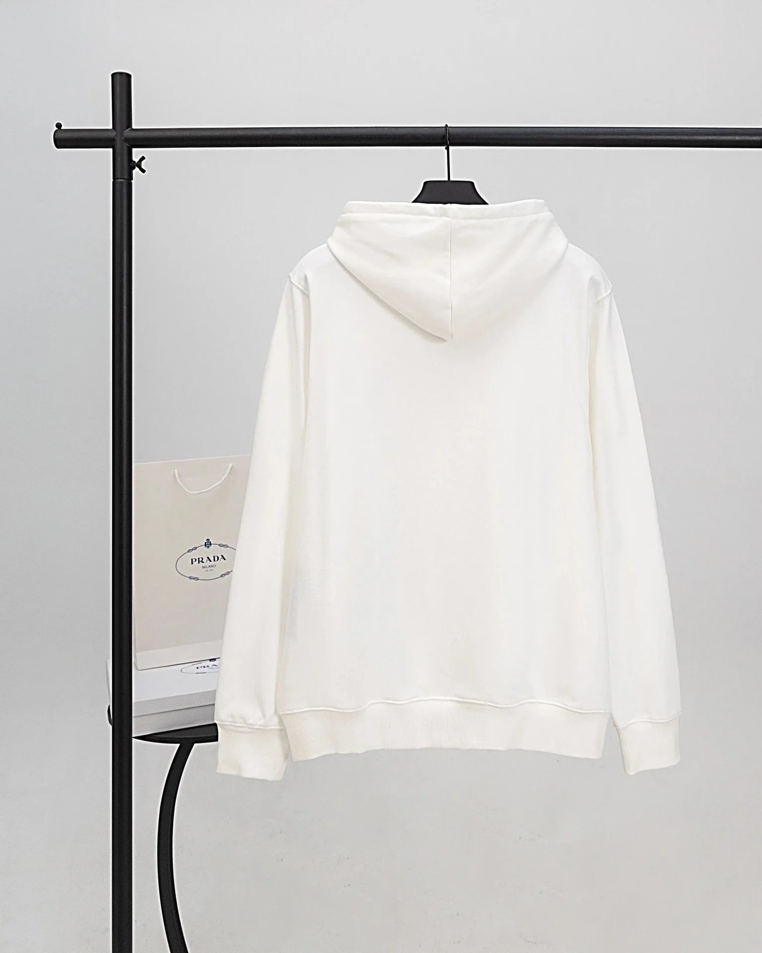 Prada Re-Nylon Hoodie White - 6