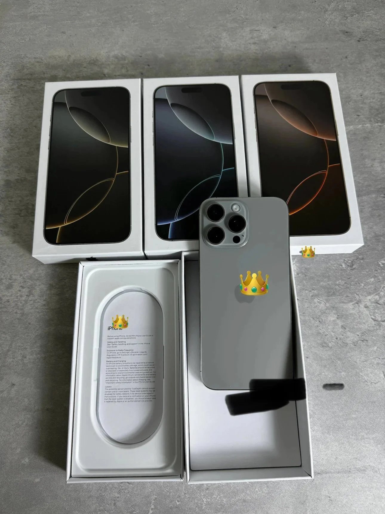 Apple iPhone 15 Pro Gold Smartphone - 5