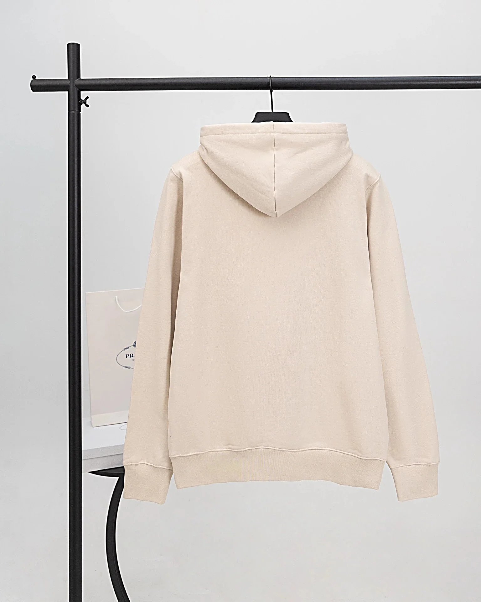 Prada Re-Nylon Hoodie White - 8