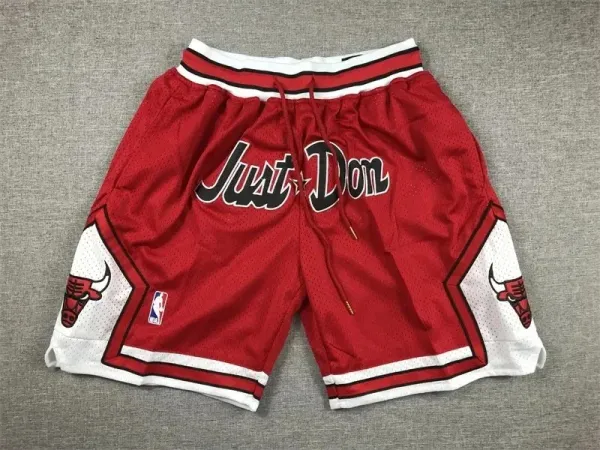 Chicago Bulls NBA Mesh Shorts Green/Red - 6